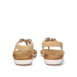 Sandalia Plana F8043-Ex10 Beige