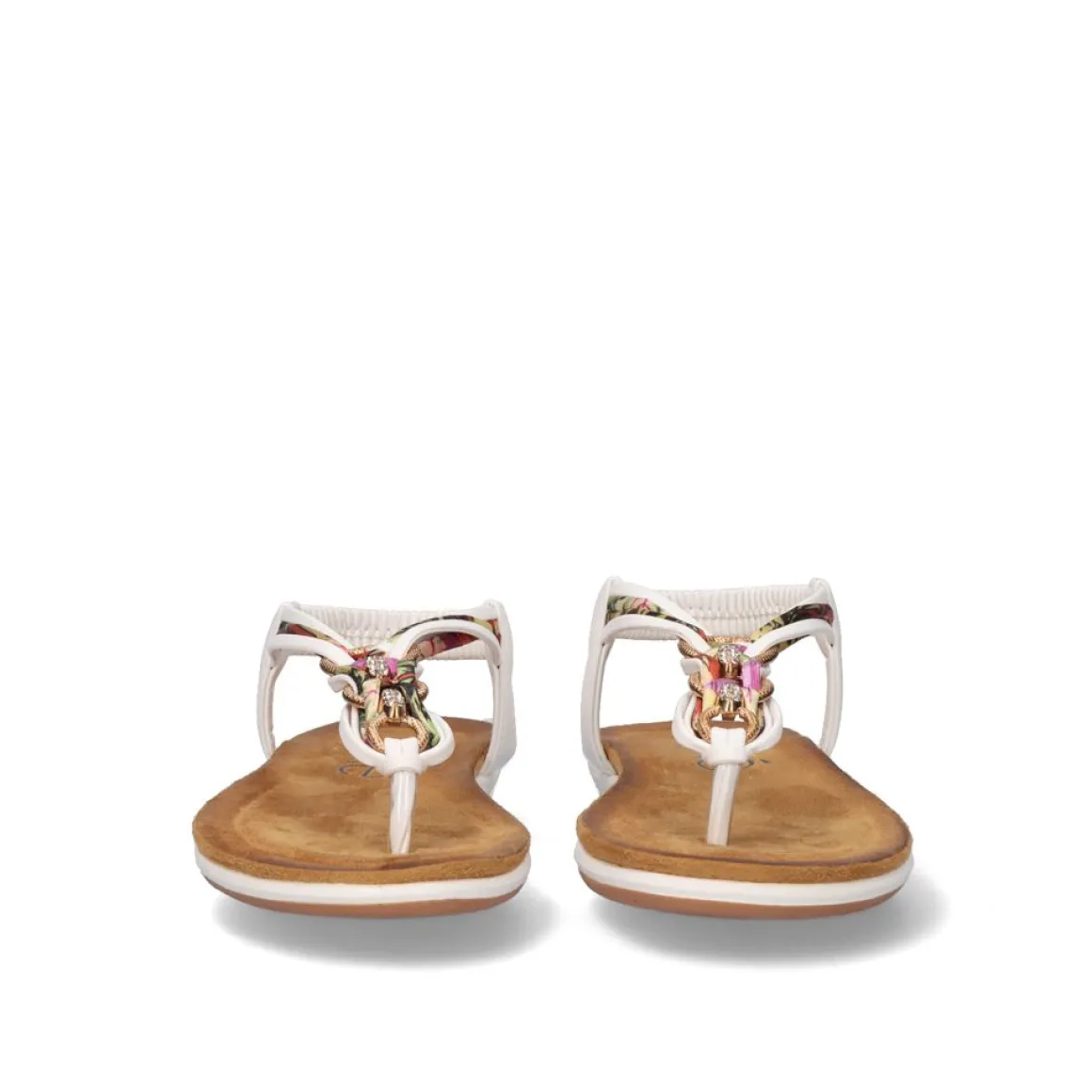 Sandalia Plana F8043-Ex4 Branco