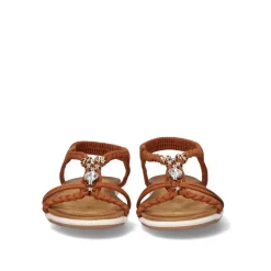 Sandalia Plana F8043-Ex9 Camel