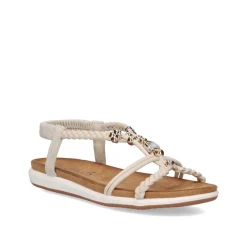 Sandalia Plana F8043-Ex9 Cinza