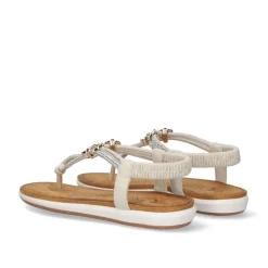 Sandalia Plana F8043-Ex10 Cinza