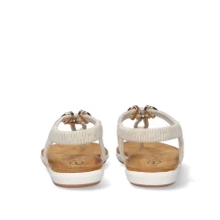 Sandalia Plana F8043-Ex10 Cinza