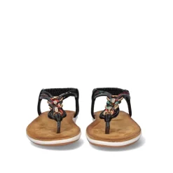 Sandalia Plana F8043-Ex4 Preto