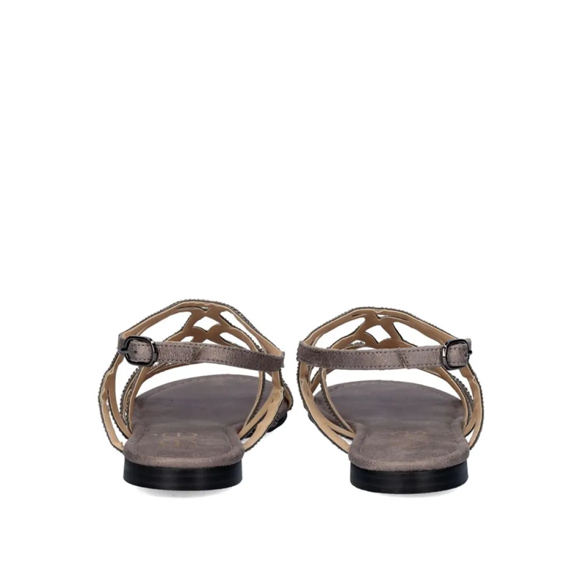 Sandalia Plana Loris-323 Pewter