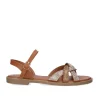Sandalia Plana P3374-417 Camel