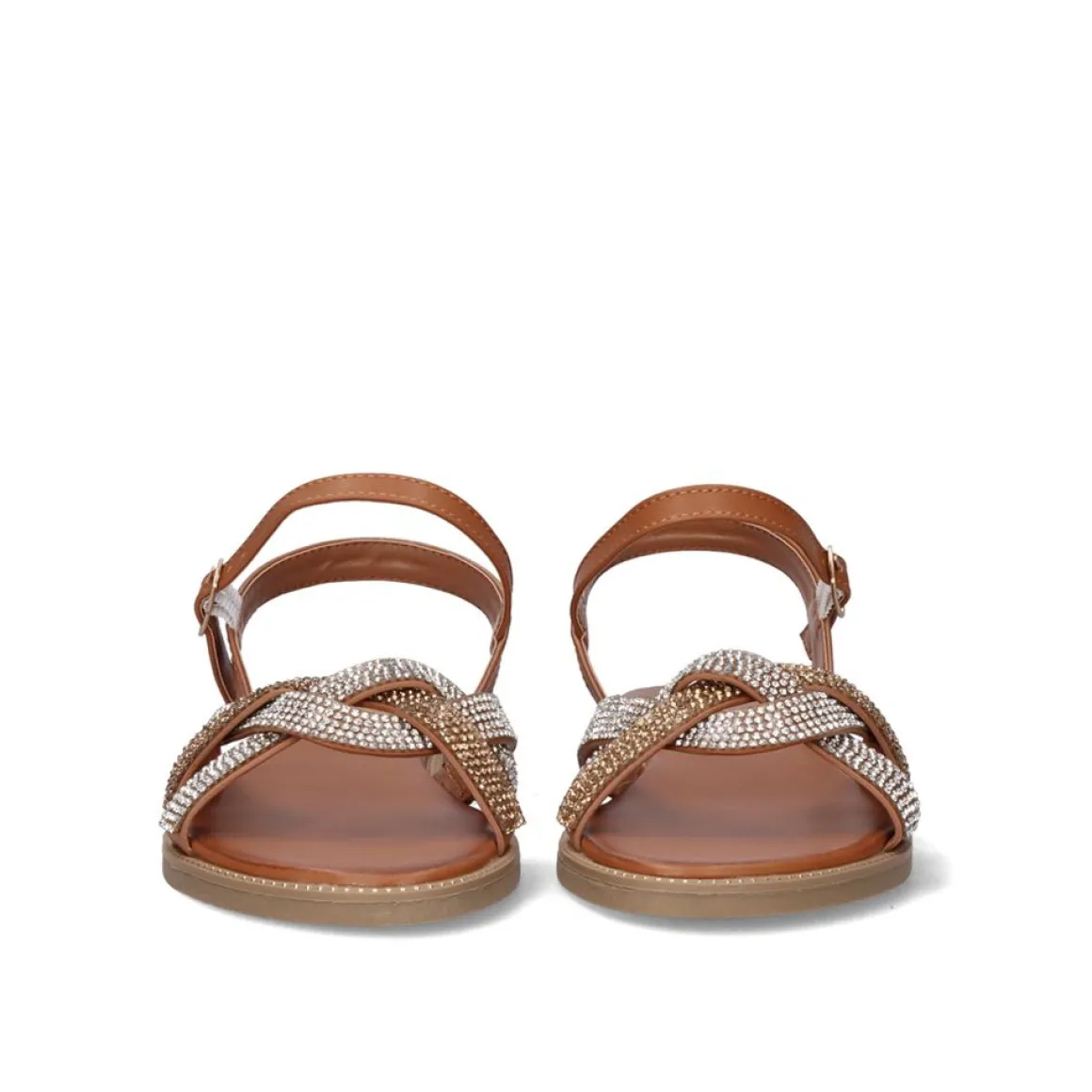 Sandalia Plana P3374-417 Camel