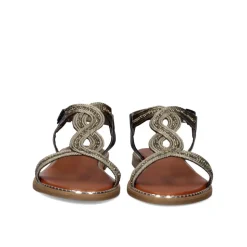 Sandalia Plana P3300-362 Pewter