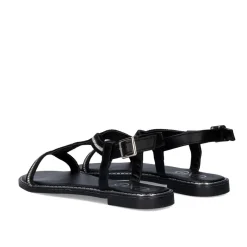 Sandalia Plana P3300-362 Preta