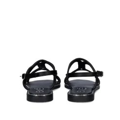 Sandalia Plana P3300-360 Preta