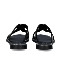 Sandalia Plana P3300-361 Preta