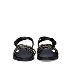 Sandalia Plana P3375-75 Preto