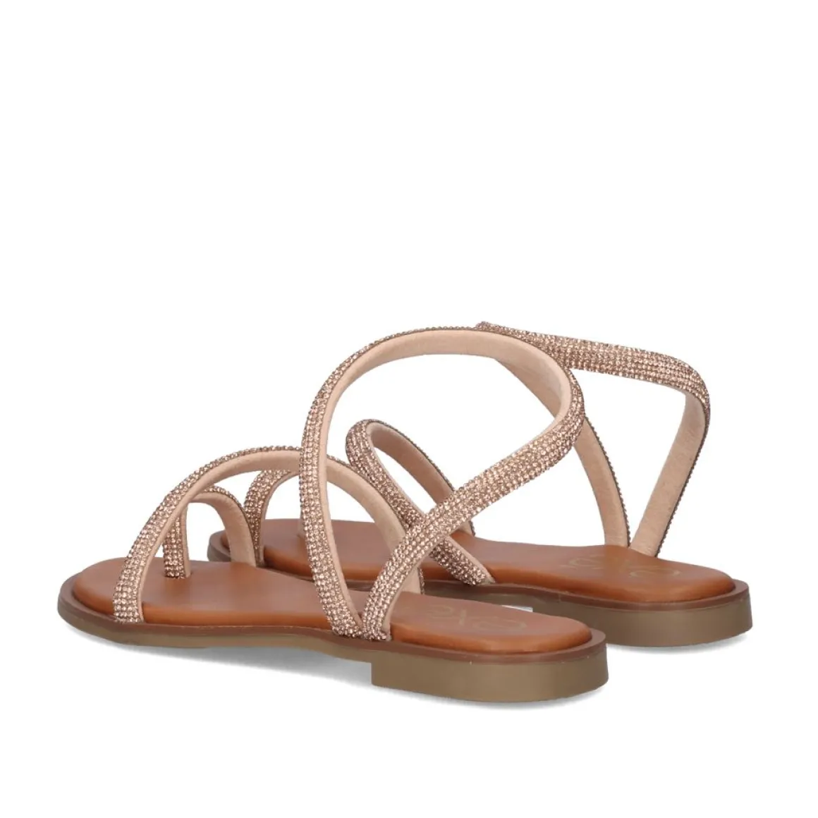 Sandalia Plana P3300-1063 Rose Gold