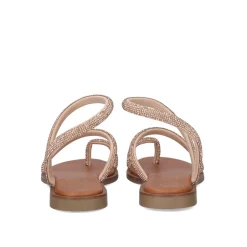 Sandalia Plana P3300-1063 Rose Gold