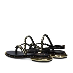 Sandalia Plana 23V Vf2056-3 Preto