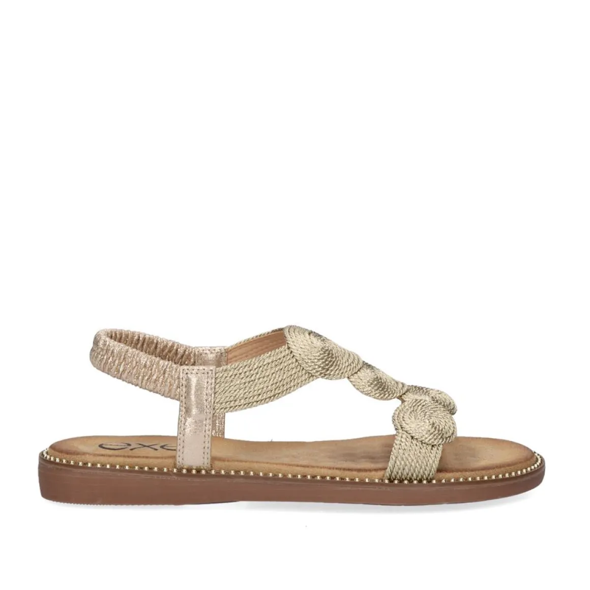 Sandalia Plana 23V Zf1982-E2 Ouro