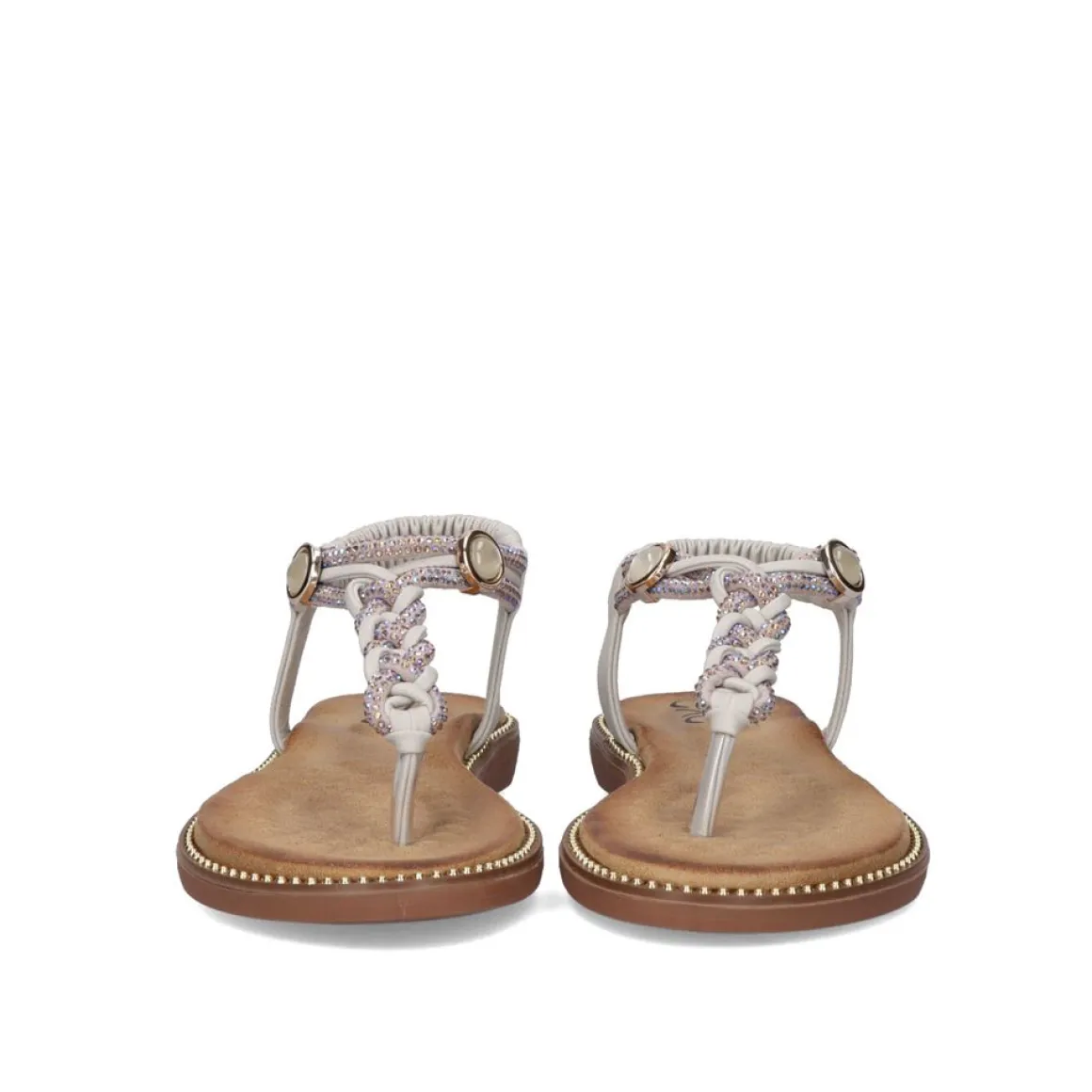 Sandalia Plana 23V Zf1982-P4 Prata