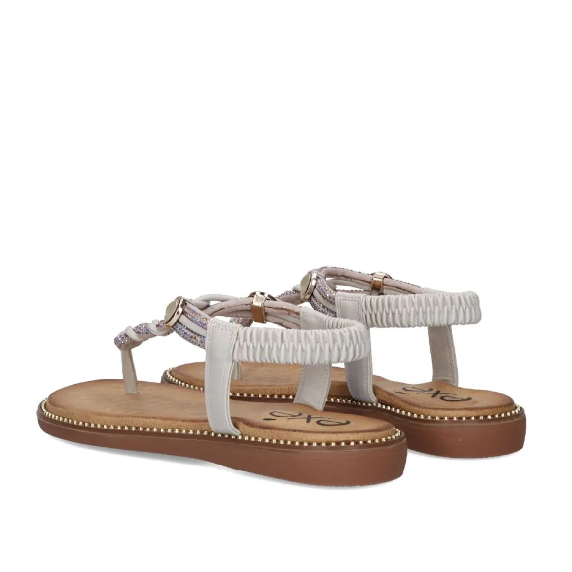 Sandalia Plana 23V Zf1982-P4 Prata