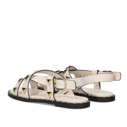 Sandalia Plana Vf239-73 Offwhite