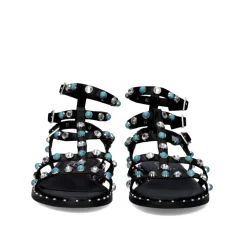 Sandalia Plana Vf239-65 Preto