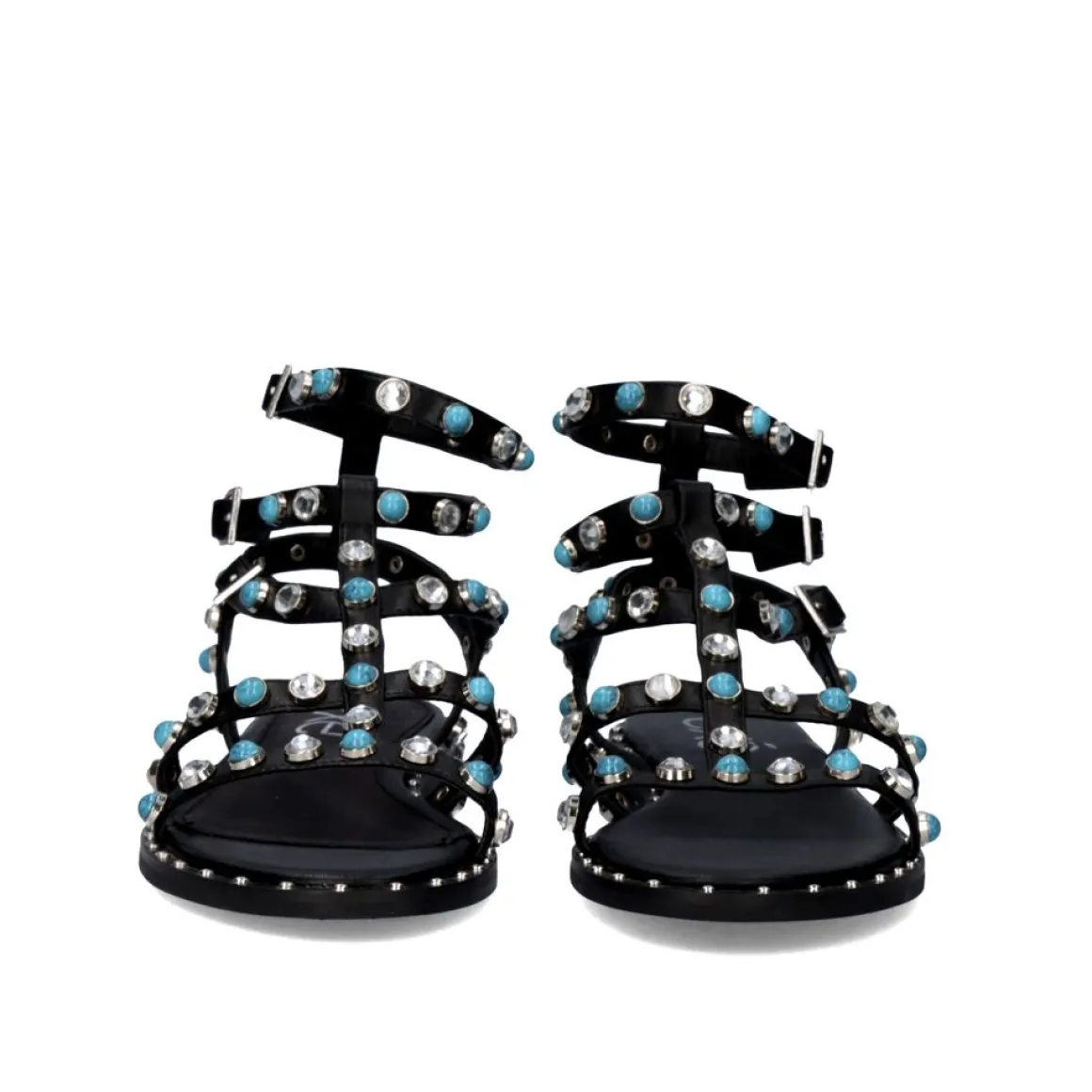 Sandalia Plana Vf239-65 Preto