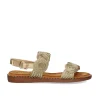 Sandalia Plana Zf1982-F8 Ouro