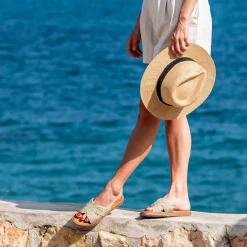 Sandalia Plana Zf1982-F5 Ouro