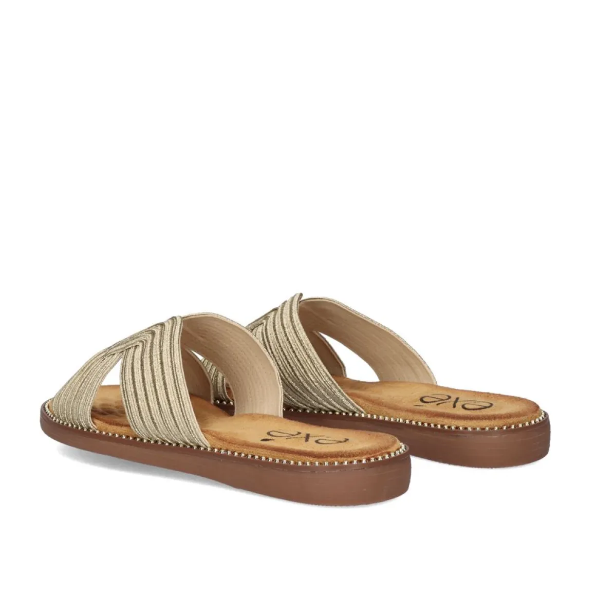 Sandalia Plana Zf1982-F5 Ouro