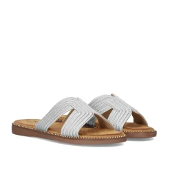 Sandalia Plana Zf1982-F5 Prata