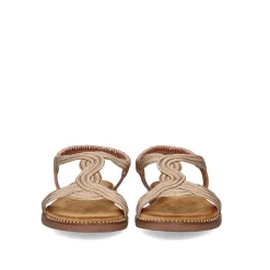 Sandalia Plana Zf1982-F6 Rose Doraudo