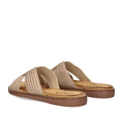 Sandalia Plana Zf1982-F5 Rose Doraudo