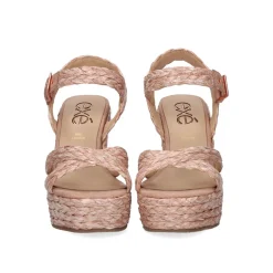 Sandalia Rosa Esparto Cunha Naomi-455