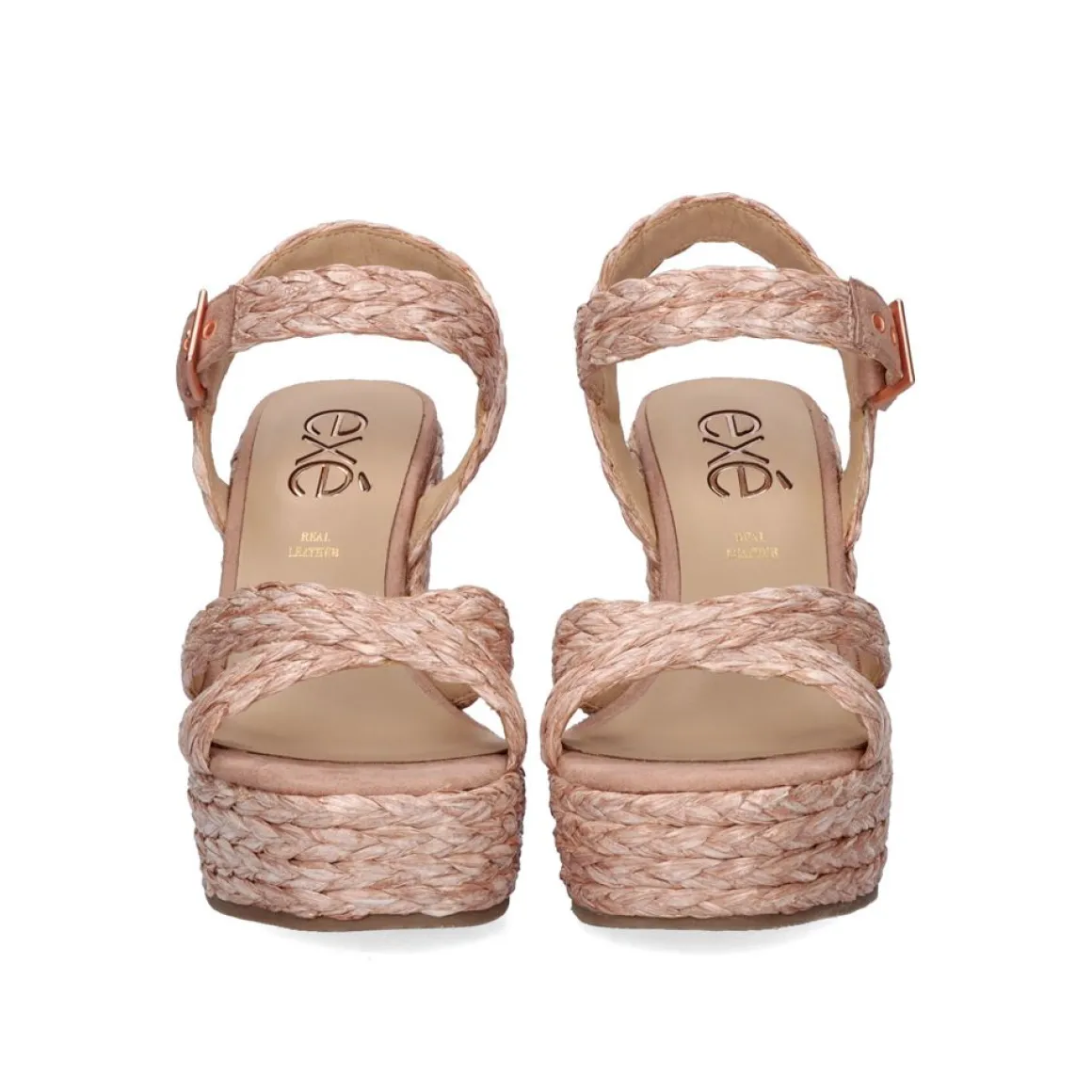 Sandalia Rosa Esparto Cunha Naomi-455