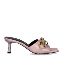 Sandalia Salto Baixo Betta-300 Lilas