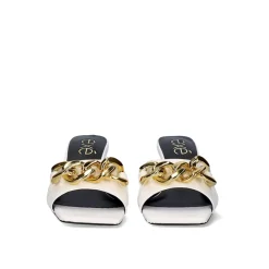 Sandalia Salto Baixo Betta-300 Branco