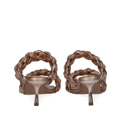 Sandalia Salto Baixo Betta-550 Champagne