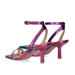 Sandalia Salto Baixo Cindy-663 Turquesa