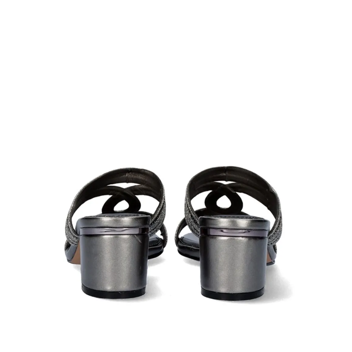 Sandalia Salto Baixo De Isabel-592 Pewter