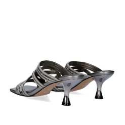 Sandalia Salto Baixo Jenifer-126 Pewter