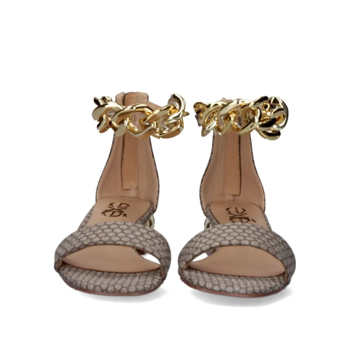 Sandalia Salto Baixo Katy-011 Dourado