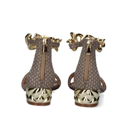 Sandalia Salto Baixo Katy-011 Dourado