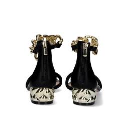 Sandalia Salto Baixo Katy-011 Preto