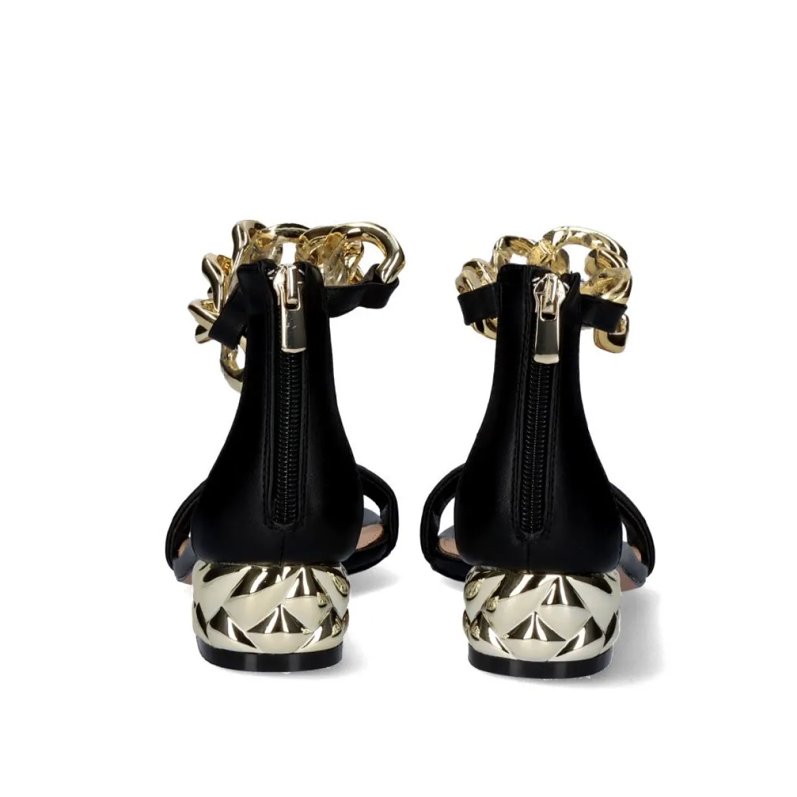 Sandalia Salto Baixo Katy-011 Preto