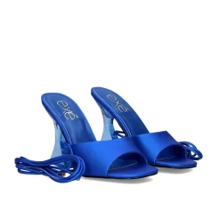 Sandalia Salto De Cristal-706 Azul