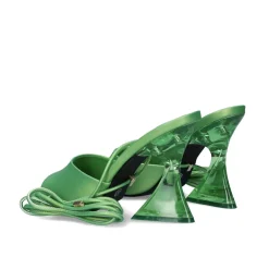 Sandalia Salto De Cristal-706 Verde