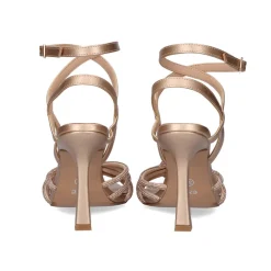 Sandalia Salto Ginger-493 Ouro Rosa