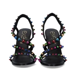 Sandalia Salto Jenny-700 Preta