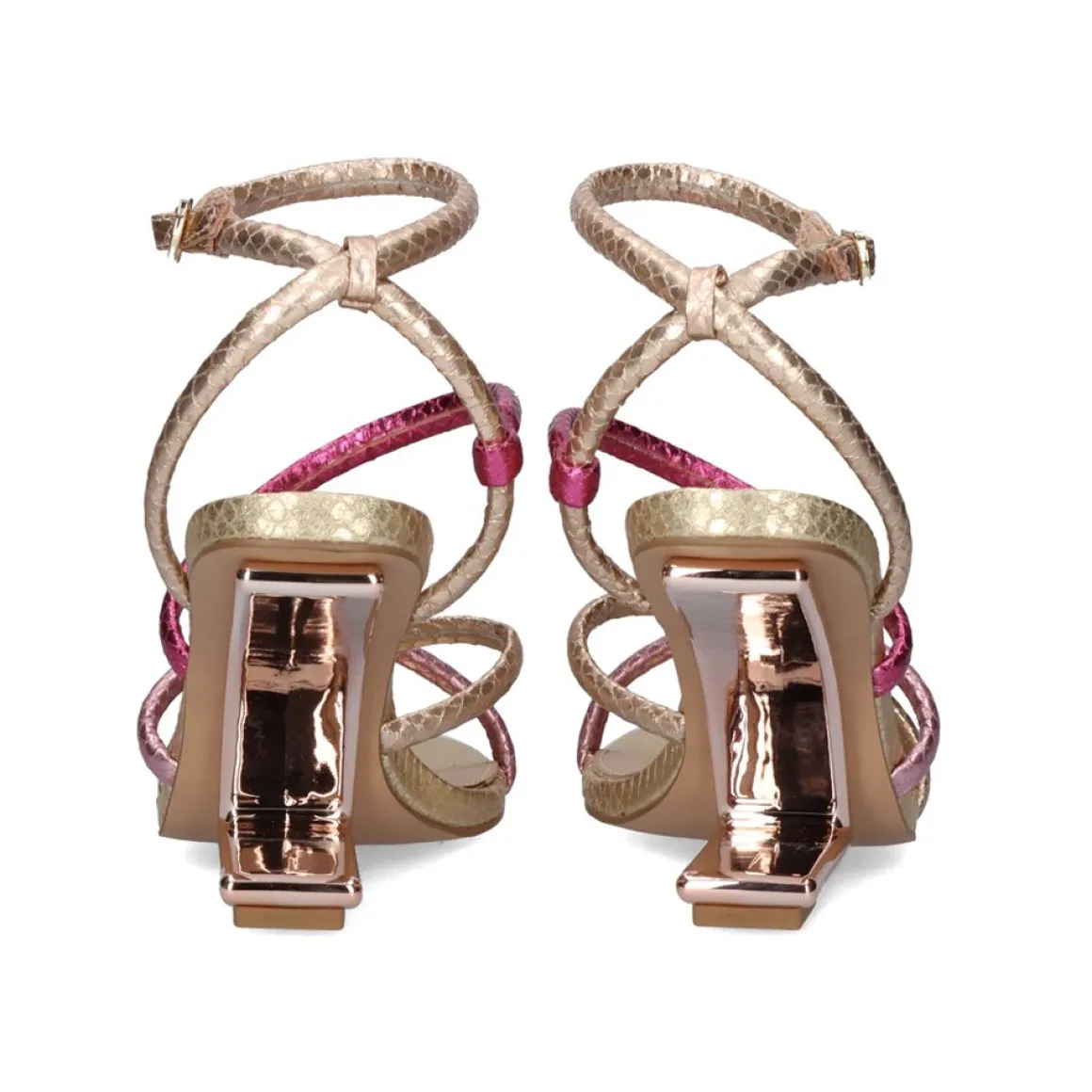 Sandalia Salto 23V Maggie-811 Fuxia