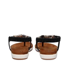 Sandálias De Dedo Liso F8043-4 Preta