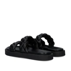 Sandálias Planas Acolchoadas Artemis-920 Preta