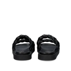 Sandálias Planas Acolchoadas Artemis-920 Preta